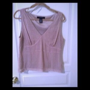 Rose and Tan blouse